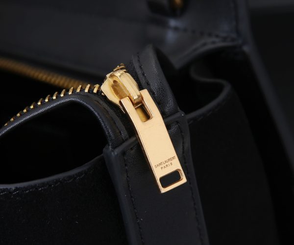 Replica YSL Monogram Cabas Downtown Leather Handbag - Image 11
