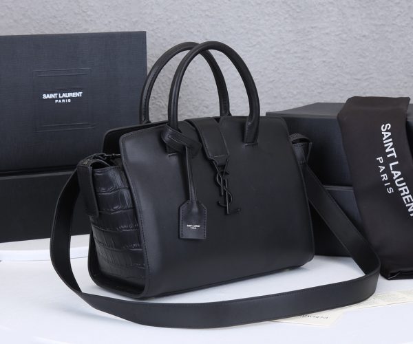 Replica YSL Monogram Cabas Downtown Leather Handbag - Image 2