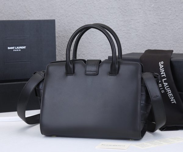 Replica YSL Monogram Cabas Downtown Leather Handbag - Image 3