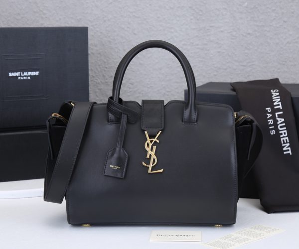 Replica YSL Monogram Cabas Downtown Leather Handbag - Image 7