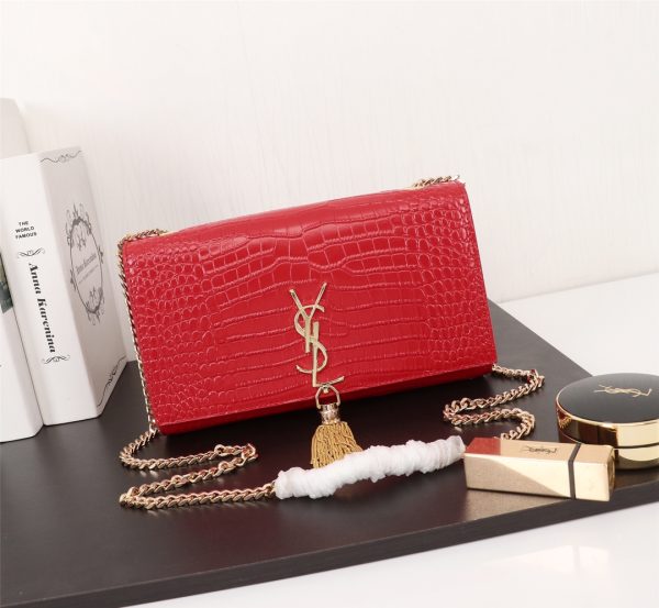 Replica YSL Kate Medium Bag - Gold Tassel, 4 Colors - Image 6