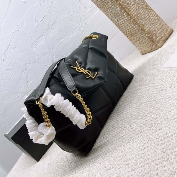Replica YSL Puffer Small Bag in Black/White | Stylish & Compact - Image 2