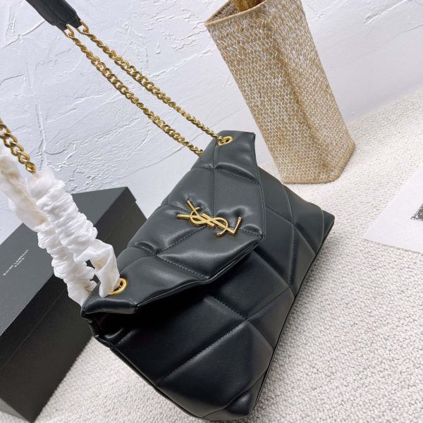 Replica YSL Puffer Small Bag in Black/White | Stylish & Compact - Image 3