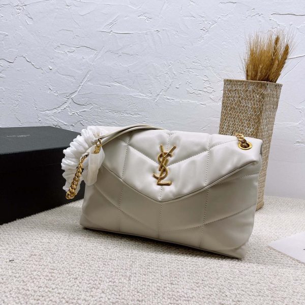 Replica YSL Puffer Small Bag in Black/White | Stylish & Compact - Image 4