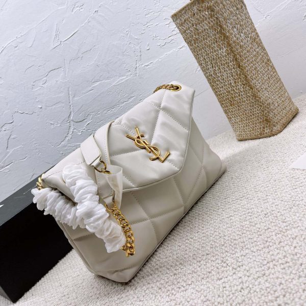 Replica YSL Puffer Small Bag in Black/White | Stylish & Compact - Image 5