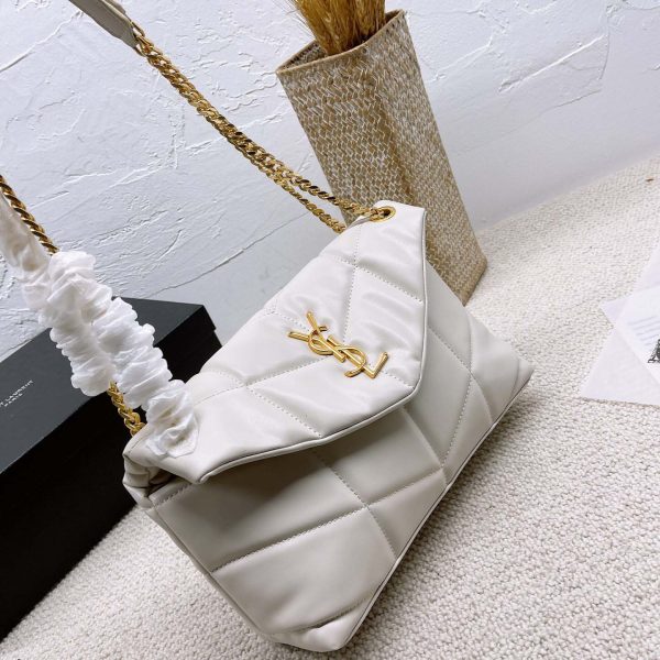 Replica YSL Puffer Small Bag in Black/White | Stylish & Compact - Image 6