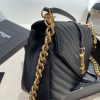 Best Replicas Bags - Replica YSL Envelope Medium Mix Embossed Leather Gold Bag Shop For Best Louis Vuitton LV Replica Bags With Cheap Price