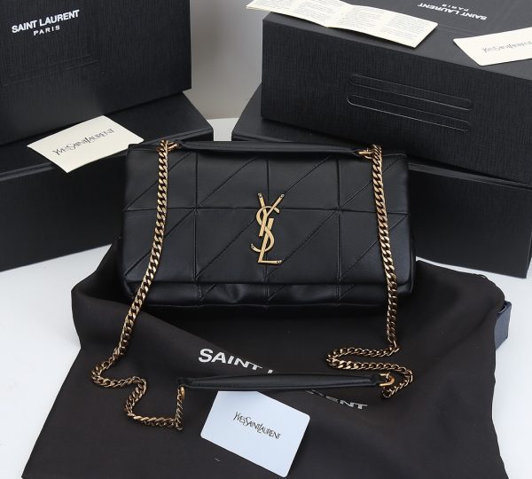 Replica YSL Jamie Medium Carre Rive Gauche Lambskin Bag