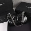 Best Replicas Bags - Replica YSL Mini Leather Hobo Shoulder Bag Shop For Best Louis Vuitton LV Replica Bags With Cheap Price