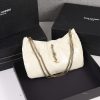 Best Replicas Bags - Replica YSL Mini Leather Hobo Shoulder Bag Shop For Best Louis Vuitton LV Replica Bags With Cheap Price