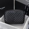 Best Replicas Bags - Replica YSL Lou Quilted Leather Camera Bag - Black/Silver Shop For Best Louis Vuitton LV Replica Bags With Cheap Price