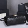 Best Replicas Bags - Replica YSL Cassandra Medium Crocodile-Embossed Leather Bag Shop For Best Louis Vuitton LV Replica Bags With Cheap Price