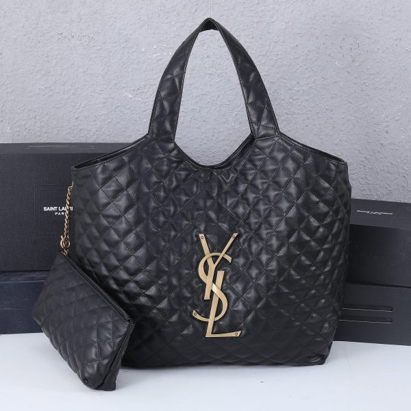 YSL Icare Maxi Replica Shopping Bag with Wallet