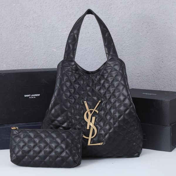 YSL Icare Maxi Replica Shopping Bag with Wallet - Image 2