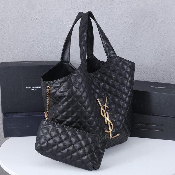 YSL Icare Maxi Replica Shopping Bag with Wallet - Image 3