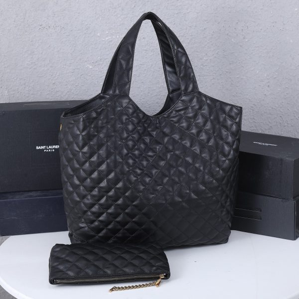 YSL Icare Maxi Replica Shopping Bag with Wallet - Image 4