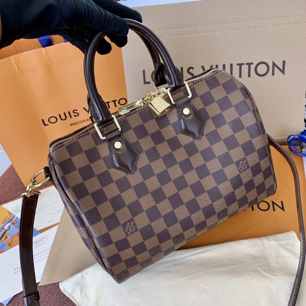 Replica Louis Vuitton Speedy Bandouliere 25/30/35 Handbag - Image 8