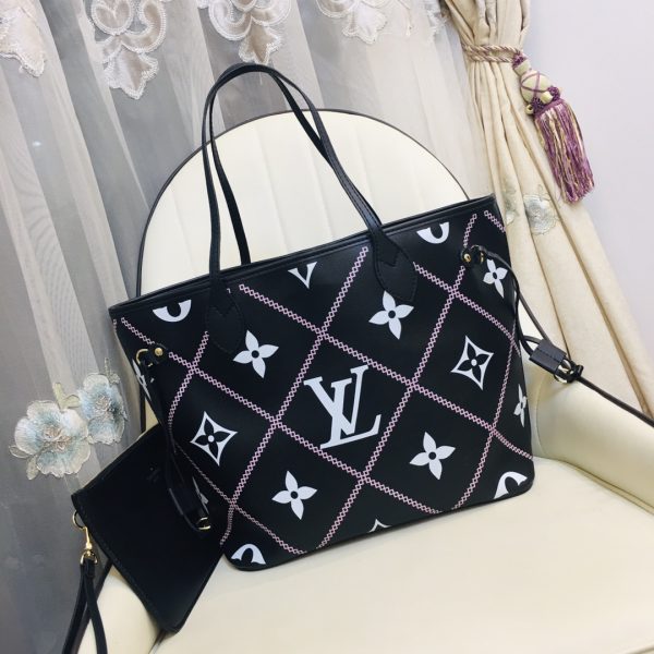 Louis Vuitton Neverfull MM Replica Handbag M40996 - Image 3