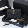 Best Replicas Bags - Replica YSL Envelope Chain Wallet – Embossed Leather 1888 Shop For Best Louis Vuitton LV Replica Bags With Cheap Price