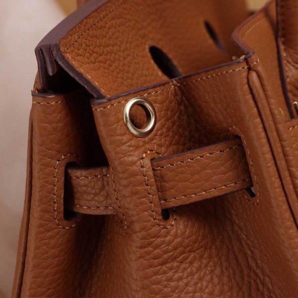 Luxury Replica Hermes Birkin Bag in Beige, Orange, Navy - Image 20