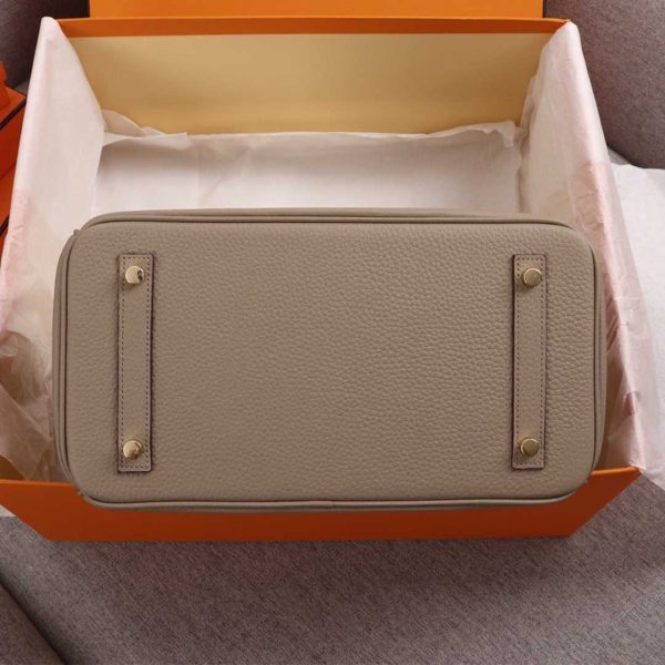 Luxury Replica Hermes Birkin Bag in Beige, Orange, Navy - Image 3