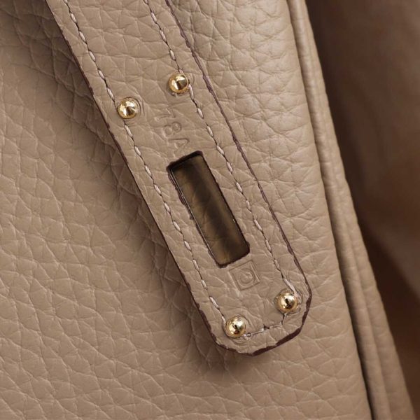 Luxury Replica Hermes Birkin Bag in Beige, Orange, Navy - Image 5