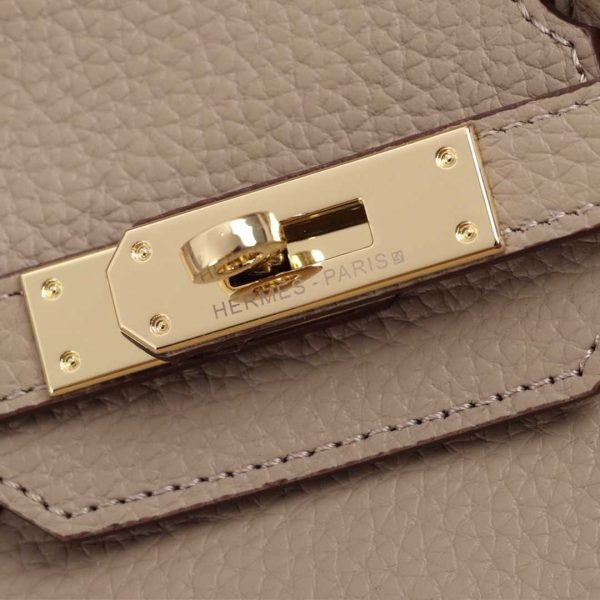 Luxury Replica Hermes Birkin Bag in Beige, Orange, Navy - Image 7