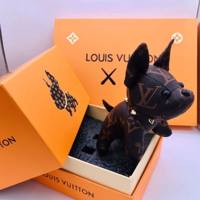 Louis Vuitton French Bulldog Key Holder & Bag Charm