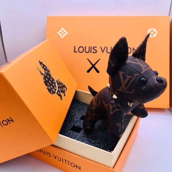 Louis Vuitton French Bulldog Key Holder & Bag Charm