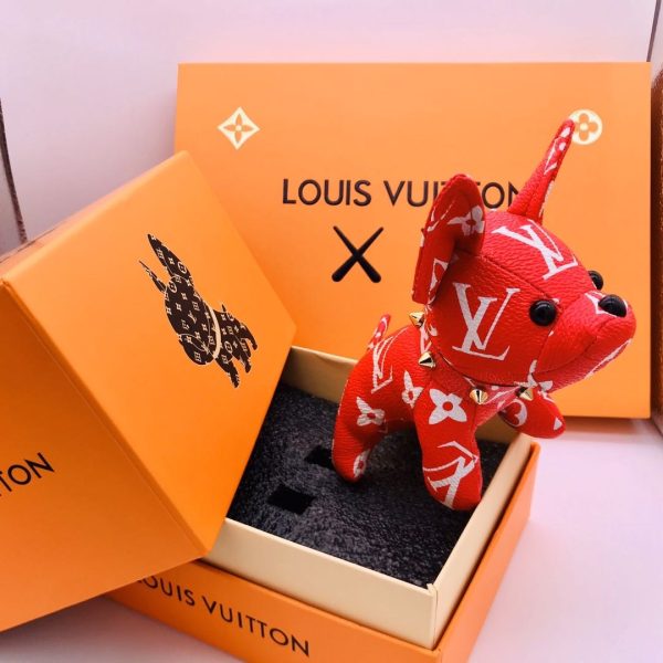 Louis Vuitton French Bulldog Key Holder & Bag Charm - Image 4