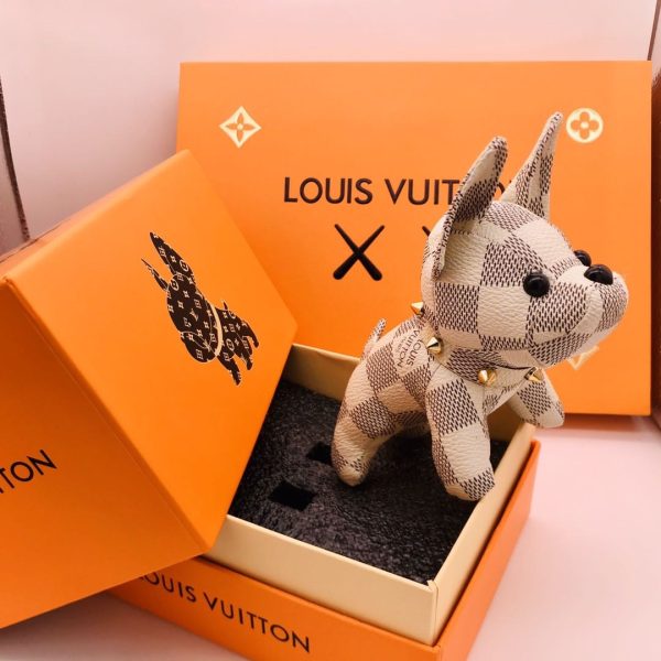 Louis Vuitton French Bulldog Key Holder & Bag Charm - Image 5