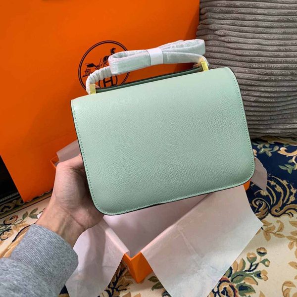 Replica Hermes Constance Handbag 24cm/19cm Black/White/Pink - Image 23
