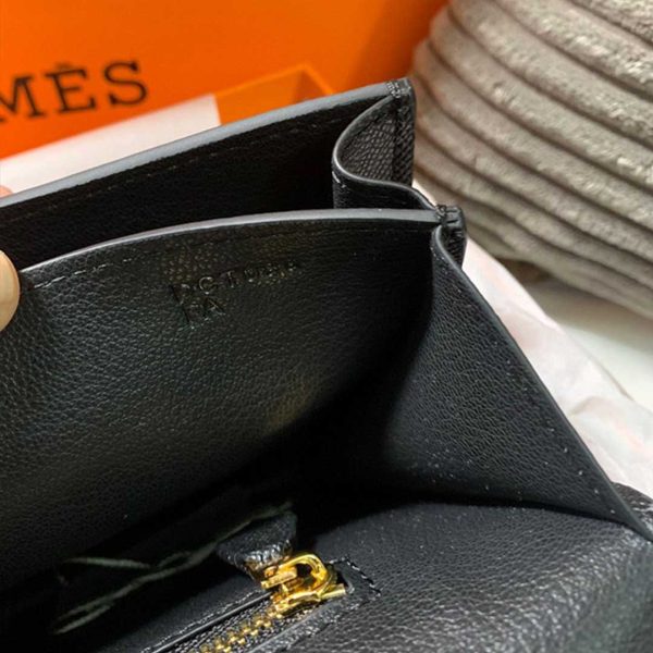 Replica Hermes Constance Handbag 24cm/19cm Black/White/Pink - Image 4