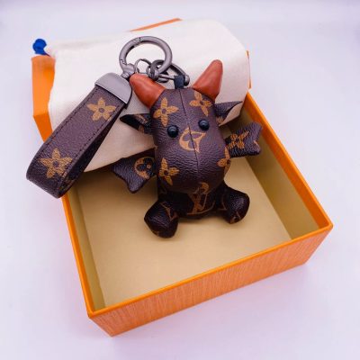Replica Louis Vuitton Cow Key Holder & Bag Charm