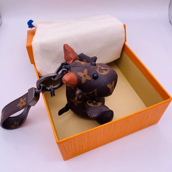 Replica Louis Vuitton Cow Key Holder & Bag Charm - Image 4
