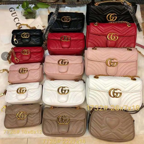 Replica Gucci Marmont Small Matelasse Shoulder Bag 22cm-26cm - Image 30