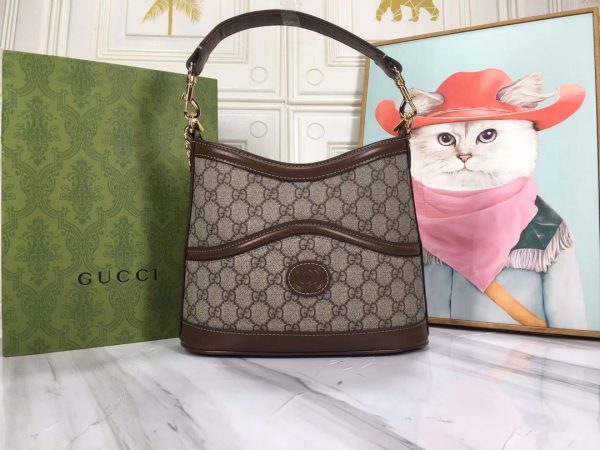 Replica Gucci Interlocking G Large Shoulder Bag