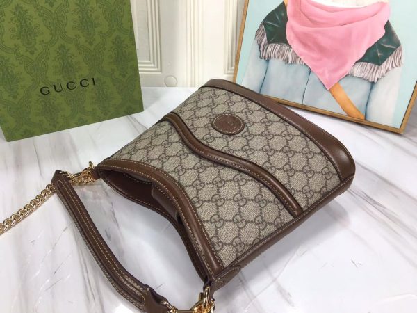 Replica Gucci Interlocking G Large Shoulder Bag - Image 5