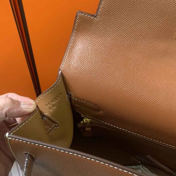 Replica Hermes Kelly 28cm with Gold Hardware | AAA Quality - Image 13