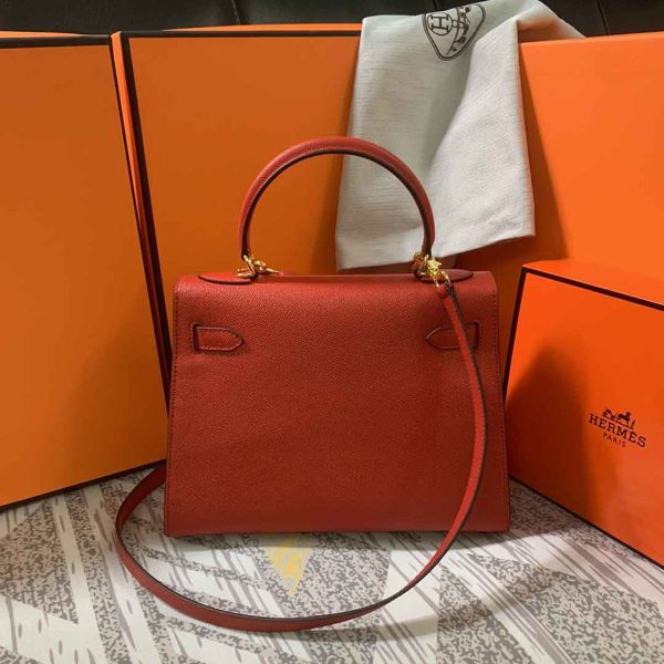 Replica Hermes Kelly 28cm with Gold Hardware | AAA Quality - Image 15