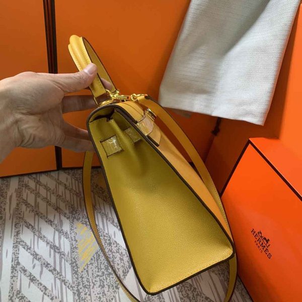 Replica Hermes Kelly 28cm with Gold Hardware | AAA Quality - Image 20