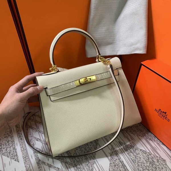 Replica Hermes Kelly 28cm with Gold Hardware | AAA Quality - Image 4
