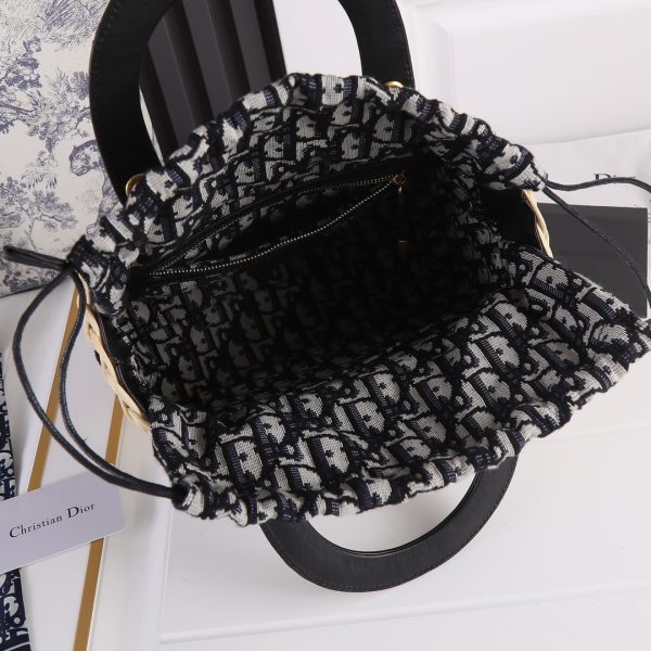 Black Replica Dior Lady D Bag – Elegant & Timeless Design - Image 9
