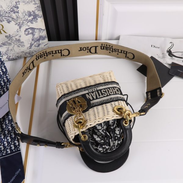 Black Replica Dior Lady D Bag – Elegant & Timeless Design - Image 13