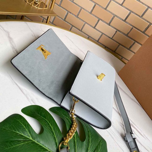 Replica LV Lockme Clutch M56088 Pink, Blue & Black - Image 4