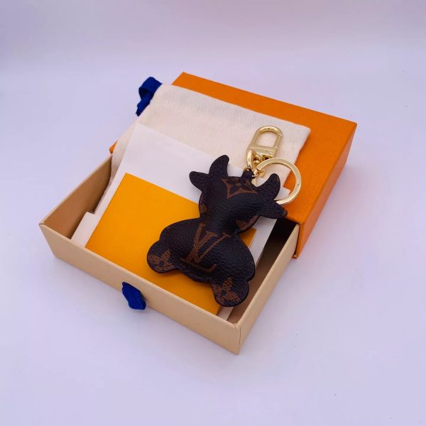 LV Replica Calf Bag Charm & Key Holder - Stylish & Functional - Image 2
