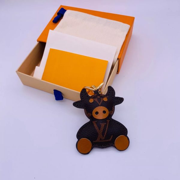 LV Replica Calf Bag Charm & Key Holder - Stylish & Functional - Image 3