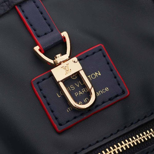 Louis Vuitton Onthego GM Replica in Black, Blue & Red - Image 24