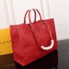 Best Replicas Bags - Louis Vuitton Onthego GM Replica in Black, Blue & Red Shop For Best Louis Vuitton LV Replica Bags With Cheap Price
