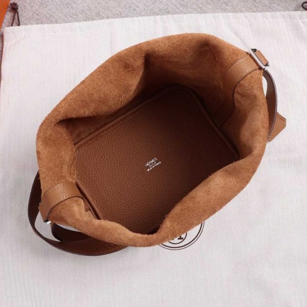 Replica Hermes Picotin Lock 22cm & 18cm Bag - Black/Green/Brown - Image 16